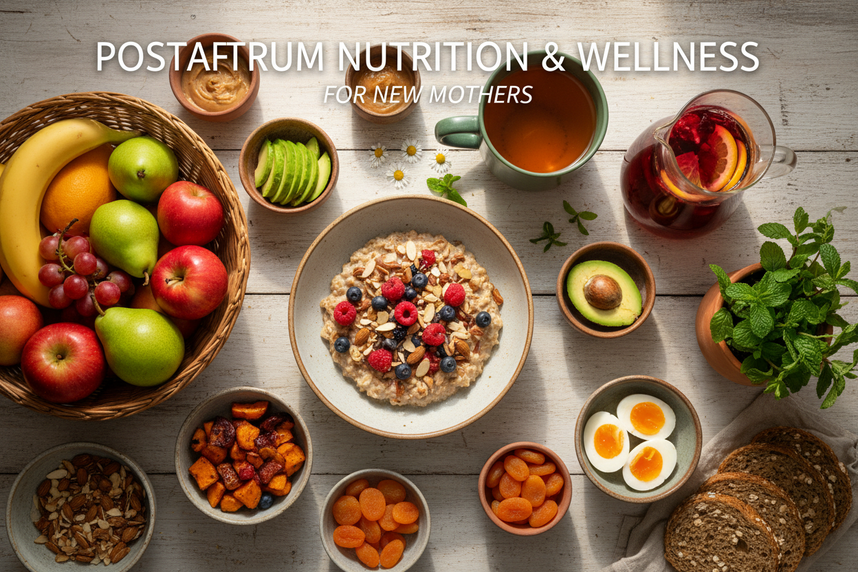 Postpartum Nutrition and Wellness for New Mothers